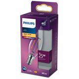 Phılıps Fılament 25w E14 İnce Duylu Mum Ampul Sarı Işık