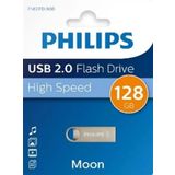 Philips Fm12fd160b/00 128Gb Moon Klasik Gümüş Usb 2.0 Metal Flash Bellek