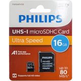 Philips Fm16mp45b/00 16Gb Class10 Uhs-I U1 Tf Adaptörlü Micro Sdhc Hafıza Kartı