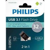 Philips FM32DC152B/00 USB 3.1 Type-C 32 GB Flash Bellek