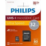 Philips Fm32mp45b/00 32Gb Class10 Uhs-I U1 Tf Adaptörlü Micro Sdhc Hafıza Kartı