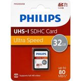 Philips FM32SD45B 32GB Uhs-I Sdhc Ultra Speed Hafıza Kartı 80 Mb/s Full Hd - Seçeneksiz