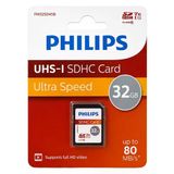 Philips Fm32sd45b 32Gb Uhs-I Sdhc Ultra Speed Hafıza Kartı 80 Mb/S Full Hd