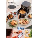 Philips Güvenli Kullanım – Otomatik Kapanma ve Isı Koruması 7.3 L Ultra Geniş Kapasite Xxl Premium Airfryer & Fritöz 2250W - Siyah - Bakır