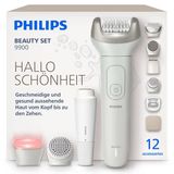 Philips Güzellik Seti - Vücut, Yüz, Bikini Bölgesi Ve Ayaklar İçin Hepsi Bir Arada, Islak Ve Kuru Kullanım, Kablosuz, Tüy Alma, Vücut Ve Cilt Bakımı İçin, 12 Aksesuar, Model Bre749/00