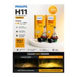 Philips H11 Vision %30 Daha Fazla Işık Far Ampulü 12V 55W Orijinal 2 Adet Ayrı Kutu