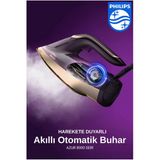 Philips Harekete Duyarlı Akıllı Otomatik Buharlı Ütü, Kumaşa Göre Otomatik Buhar - 3000W