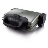 Philips HD4407/20 2000 W 4 Adet Pişirme Kapasiteli Teflon Çıkarılabilir Plakalı Izgara ve Tost Makinesi