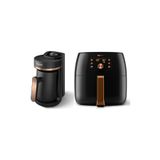 Philips (HDA150/60 Türk Kahvesi + HD9867/90) Premium Airfryer Xxl Fritöz