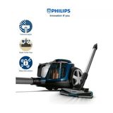 Philips Hepa 13 Filtre Ve Triactive+ Ve Halı Döver Turbo Başlık 7000 Serisi Powerpro Max Torbasız Süpürge