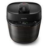Philips Hepsi Bir Arada 35 Ön Programlı Dijital Dokunmatik Ekranlı 5 Lt 1000 W Akıllı Buharlı Pişirici - Siyah