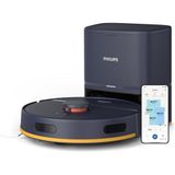 Philips HomeRun 2000 Serisi: 2'si 1 arada robot süpürge ve silme, 2700 Pa emiş gücü ve 130 dakika çalışma süresi, lazer navigasyon, halı artırma, otomatik boşaltma istasyonu, uygulama kontrollü, gece