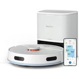 Philips Homerun 2000 Serisi XU2100/20 2.000 Pa Emiş Gücü Islak ve Kuru Moplu Istasyonlu Robot Süpürge