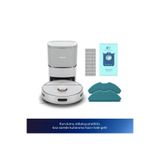 Philips Homerun 3000 Serisi Aqua İstasyonlu 4000Pa Emiş Güçü Robot Süpürge Beyaz