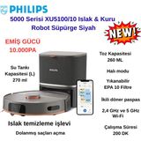 Philips Homerun 5000 Serisi Siyah Çöp Istasyonlu Akıllı Robot Süpürge + Xiaomi Baskül Hediye - Siyah - Bakır