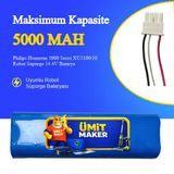 Philips Homerun 5000 Serisi Xu5100/10 Robot Süpürge 5000 Mah Batarya