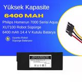 Philips Homerun 7000 Serisi Aqua XU7100 Robot Süpürge 6400 mAh 14.4 V Kutulu Batarya – Orjinal Uyumlu Uzun Ömürlü, Yüksek Performans Pil