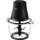 Philips HR1502/00 4 Bıçaklı Doğrayıcı 3000 Serisi Siyah Plastik Hazneli 500 W Güç ve PowerChop Teknolojisi