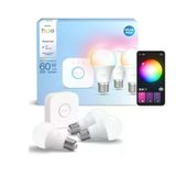 Philips Hue Essential 3'lü E27 Ampul Başlangıç Seti 806 Lumen - 15.000 Saat Ampul Kullanım Ömrü