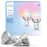 Philips Hue Essential 4.7W GU10 345 Lumen Renkli Akıllı Spot Ampul (2'li Ekopaket) - 15.000 Saat Ampul Kullanım Ömrü
