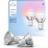 Philips Hue Essential 4.7W GU10 345 Lumen Renkli Akıllı Spot Ampul (2'li Ekopaket) - RGB
