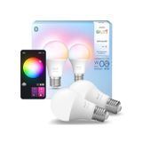 Philips Hue Essential 8W E27 806 Lumen Renkli Akıllı Ampul A60 (2'li Ekopaket) - 25.000 Saat Ampul Kullanım Ömrü [enerji Sınıfı D]