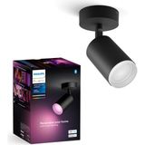 Philips Hue Fugato Akıllı Led Spot Lamba 1x4.2W (Siyah) v2-25.000 Saat Ampul Kullanım Ömrü