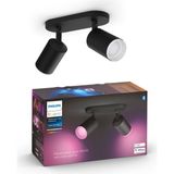 Philips Hue Fugato Akıllı Led Spot Lamba 2x4.2W (Siyah) - İki Spot