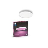 Philips Hue Surimu Beyaz Sıva Üstü RGB Akıllı LED Yuvarlak Panel Tavan Armatürü 40 cm çapında 2850 Lumen