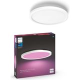 Philips Hue Surimu Yuvarlak Tavan Paneli - Ince Tasarım, Uygulama ile Kontrol, Alexa ve Google Assistant Uyumlu - 50 - 60 W - RGB