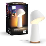 Philips Hue Twilight akıllı uyku ve uyandırma masa lambası, beyaz ve renkli ışık, Bluetooth uyumlu, Alexa, Apple Home & Google Assistant ile sesli kontrol, beyaz - 25.000 Saat Ampul Kullanım Ömrü