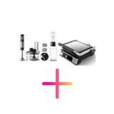 Philips İkili Mutfak Seti (Tost Makinesi 2200 Watt + Blender Seti )