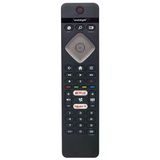Philips İle Uyumlu Ambilight Netflix-Rakuten Tv Tuşlu Led Tv Kumandası 43Pus6504/62