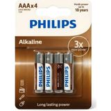 Philips İnce Kalem Pil Aaa 4Lü - 2 Paket