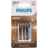 Philips Ince Kalem Pil Aaa Alkalin LR03 Mıcro Ince Kalem Pil 4'lü Paket-Erpilsan