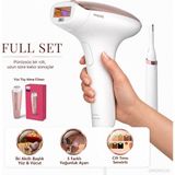 Philips Ipl Lazer Epilasyon Aleti Yüz ve Vücut Uyumlu Ten Sensörlü Işık Atımlı Kesintisiz Kullanım Sağlayan Full Set - Renk