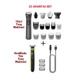 Philips Islak & Kuru 15 In 1 Traş Makinesi - One Blade Teknolojisi( Sıfır Tıraş) - Avantajlı 2 Li Set