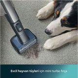 Philips Islak & Kuru Aqua Trio 9000 Seri Kablosuz Dikey Süpürge 0,30 L Toz Haznesi ile Güçlü Emiş Teknolojisi - Beyaz