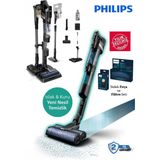 Philips Islak & Kuru ve Mop Özellikli Istasyonlu Kendini Temizleyen Istasyonlu 9000 Serisi Kablosuz Dikey Premium Süpürge - Antrasit - Gri