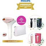 Philips Kablosuz Yüz, Vücüt ve Hassas Bölge Bakım & Akıllı Lazer Epilasyon Seti-Kadın ve Erkekler İçin Uygundur+Yüz Tüy temizleyici ve Vucüt Traş makinesi - Premium Set