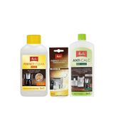 Philips Kahve makinesi seti süt sistemi temizleme 250ml, kireç çözücü 250ml, 4lü temizleme tableti temizlik