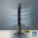 Philips Kule Tipi Sessiz ve Güçlü Vantilatör Geniş Salınım Açısı Ultra Sessiz | 5000 Serisi - Siyah