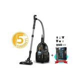 Philips Kumandalı Kullanım Üst Düzey Torbasız Teknoloji Marathon Ultimate Toz Torbasız Süpürge+ Islak Kuru Traş Makinesi - Siyah