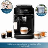 Philips Latte Tam Otomatik Espresso Kahve Makinesi Digital Panel Kusursuz Aroma 4 Özel Kahve Seçeneği - Siyah - Gümüş