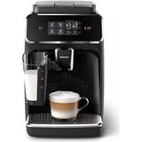 Philips Lattego 1,8lt, 15 Bar Basınç, Zamanlayıcı, Dokunmatik Ekranlı Premium Tam Otomatik Espresso Makinesi - LUCİOLE BEYAZ LAMBADER HEDİYE! - Siyah