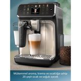 Philips LatteGO 5500 Silver Mükemmel Sıcak ve Soğuk 20 Farklı Kahve Çeşitleri Tam OTOMATİK Espresso Makinesi - Siyah
