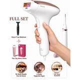 Philips Lazer Epilasyon Aleti Ipl Tüy Azaltıcı Cilt Rengi Sensörlü Hassas Yüz ve Vücut Başlıklı Güzellik Cihazı Seti