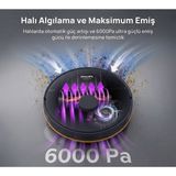 Philips Lds Haritalama Teknolojili Akıllı Wi-Fi Bağlantılı 6000 Pa Emiş Güçlü Kuru Islak Temizlik Yapan Moplu Ev Tipi Akıllı Robot Süpürge - Siyah