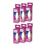 Phılıps Led 40w Mum Ampul Beyaz Işık E14 İnce Duylu 6lı