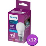 Philips LED 5-40W Ampul 6500K Beyaz Işık 12'li - 1 - 10 W